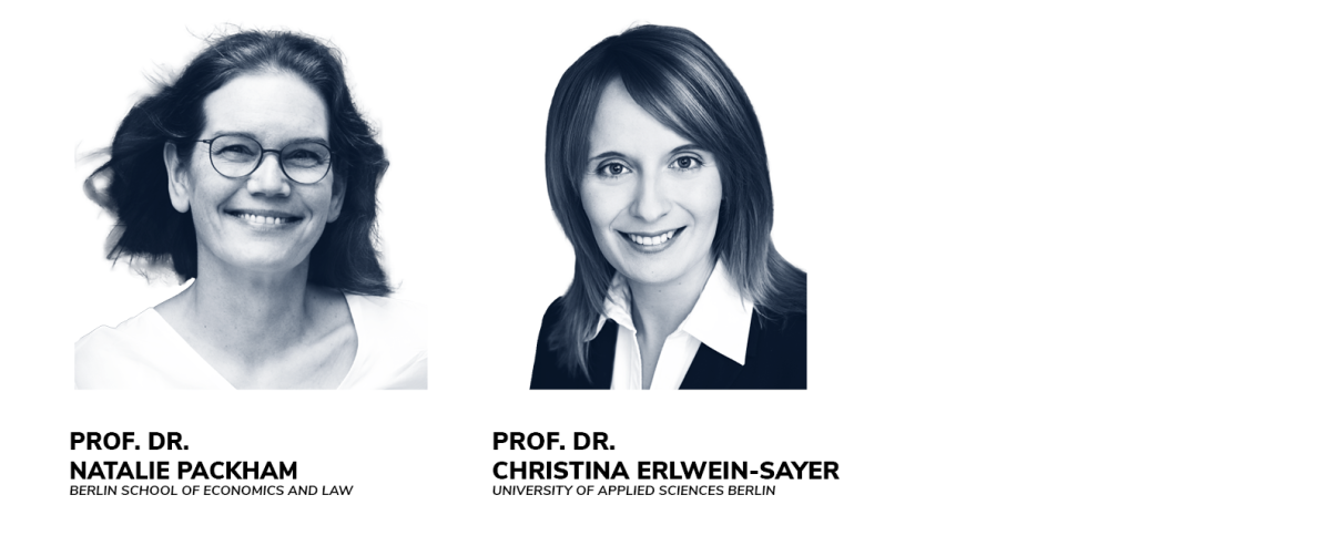 Prof. Dr. Natalie Packham, Prof. Dr. Christina Erlwein-Sayer